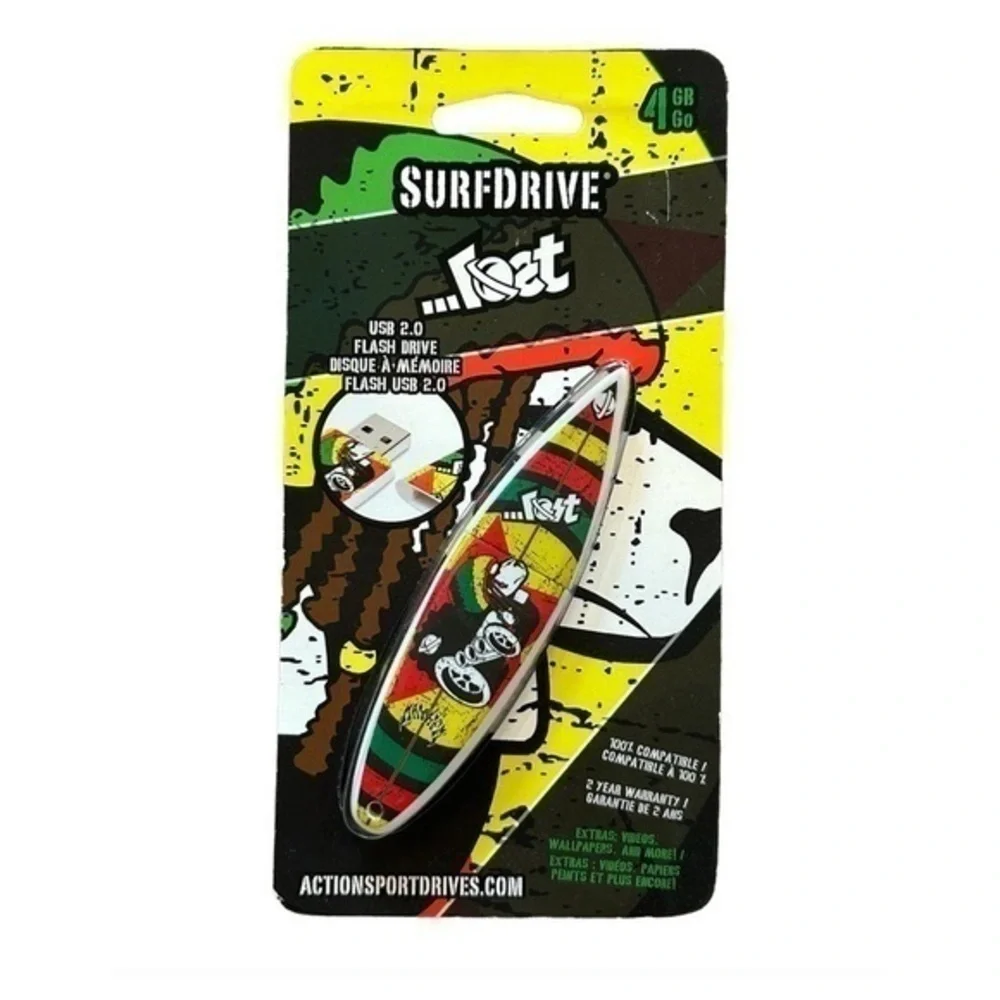 NWT SURF-DRIVE USB 2.0 FLASH DRIVE